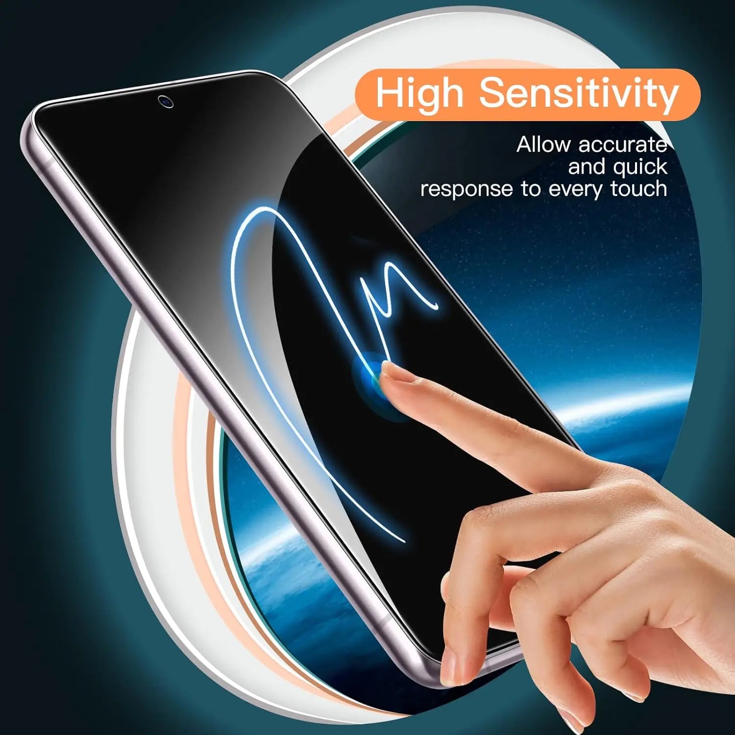 HD tempered glass screen protector for Samsung Galaxy S24FE 1 to 4 Piece