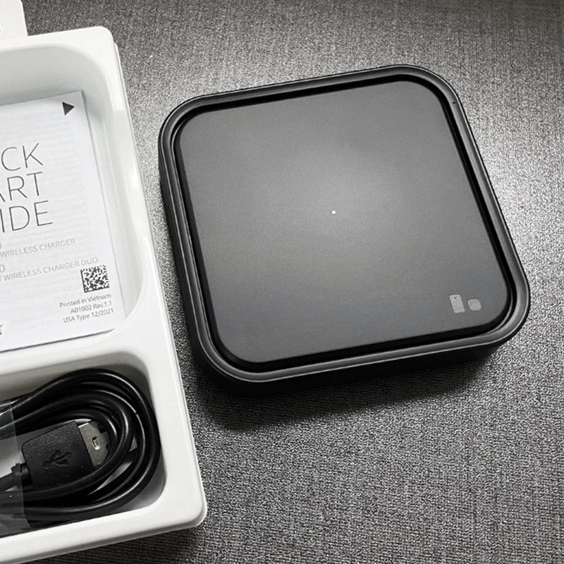 Samsung vezeték nélküli töltő 15 W Qi gyorstöltő pad