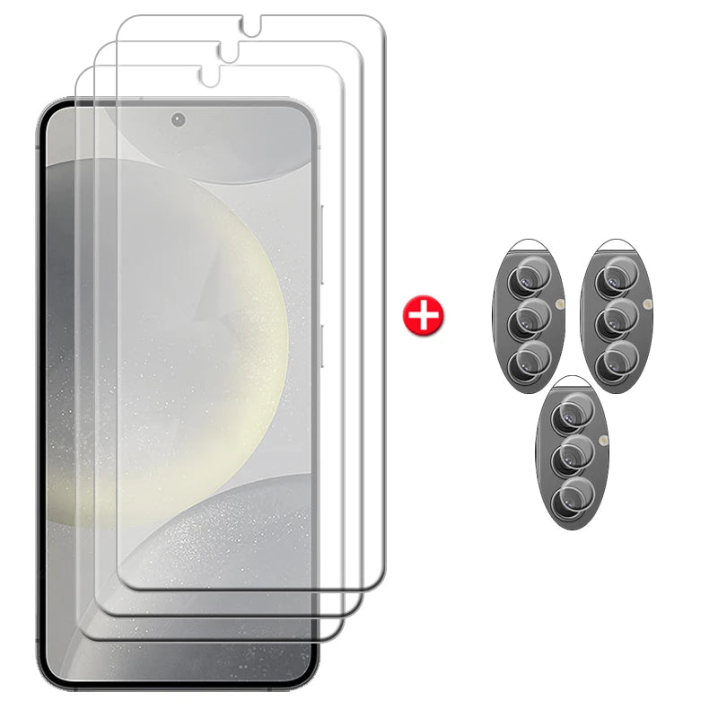 For Samsung Galaxy S25 Glass For Samsung S25 Plus Glass Camera 9H Screen Protector For Samsung S25 S24 Plus Ultra Tempered Glass