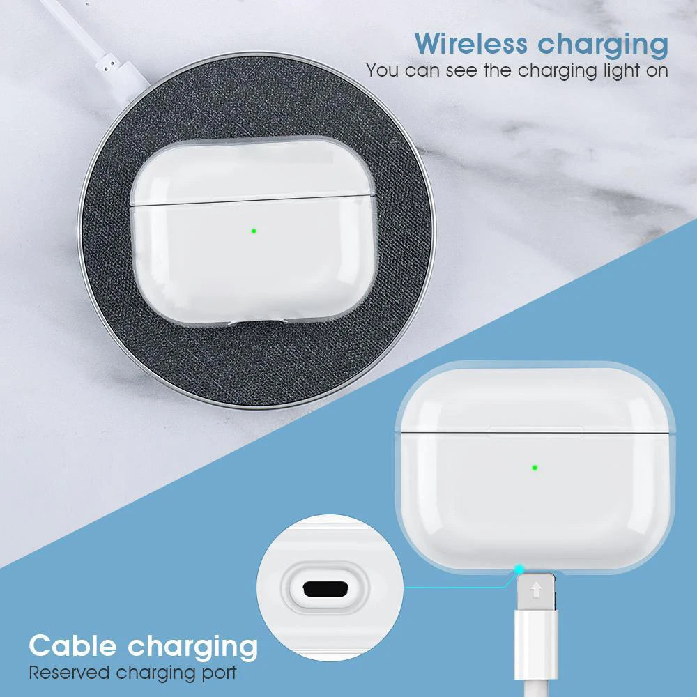 Átlátszó air pods tok