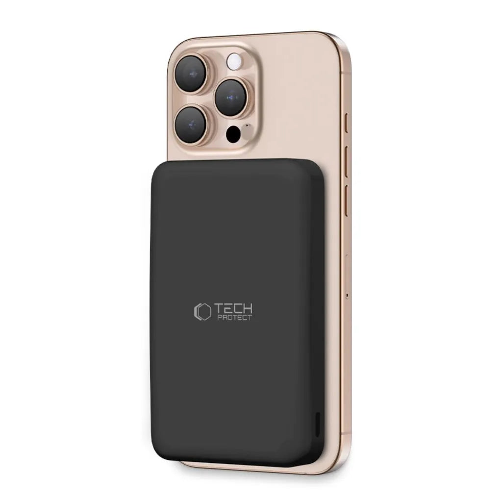 Tech-protect Pb24 Lifemag Qi2 Magsafe Powerbank 10000mah Fekete